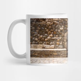 Stone wall. Mug